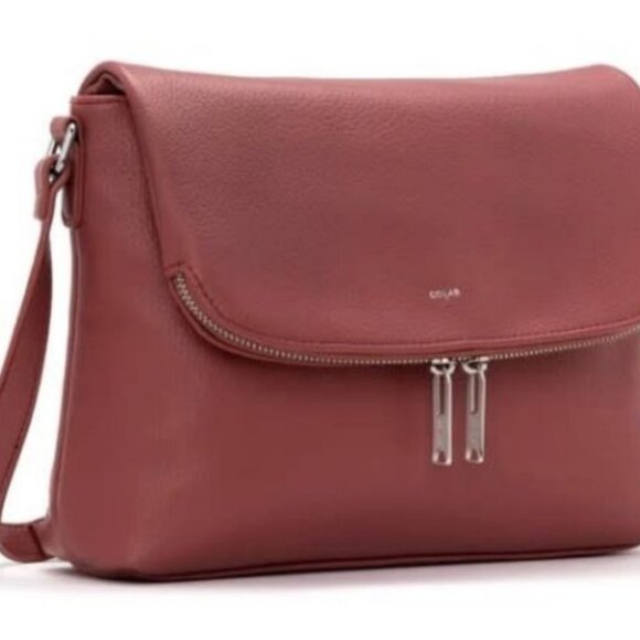 Colab Handbags - Vegan CO-LAB bag 🌸 Louve 'BECCA' Flap Crossbody